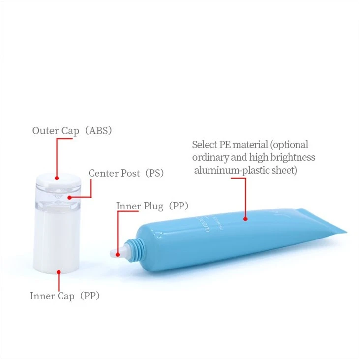 Squeeze Empty Lotion Tube Packaging Lotion high quality